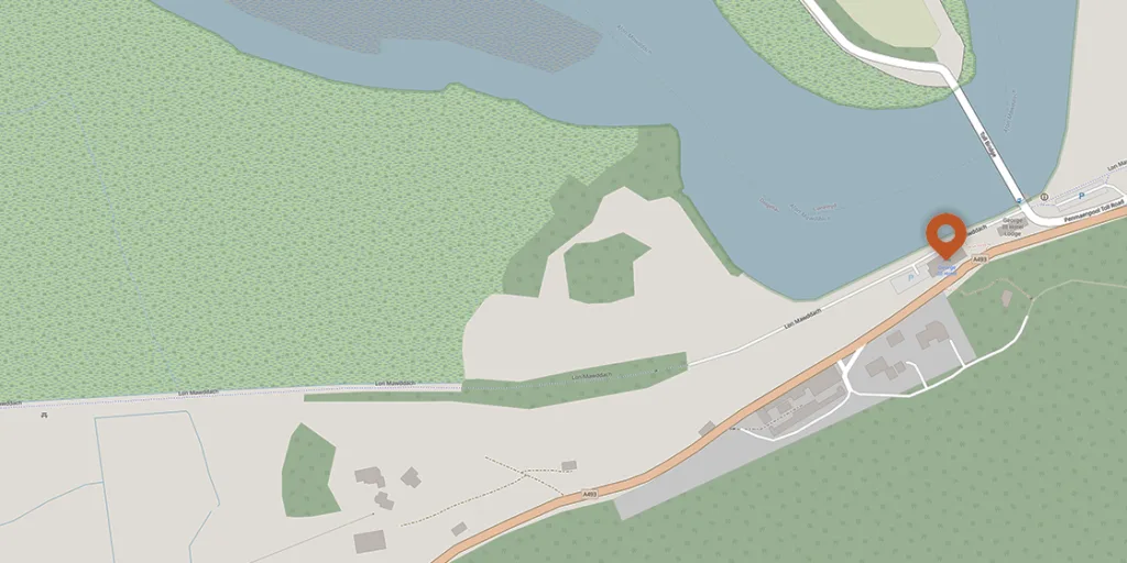 Map of the surrounding area around George Third Pub