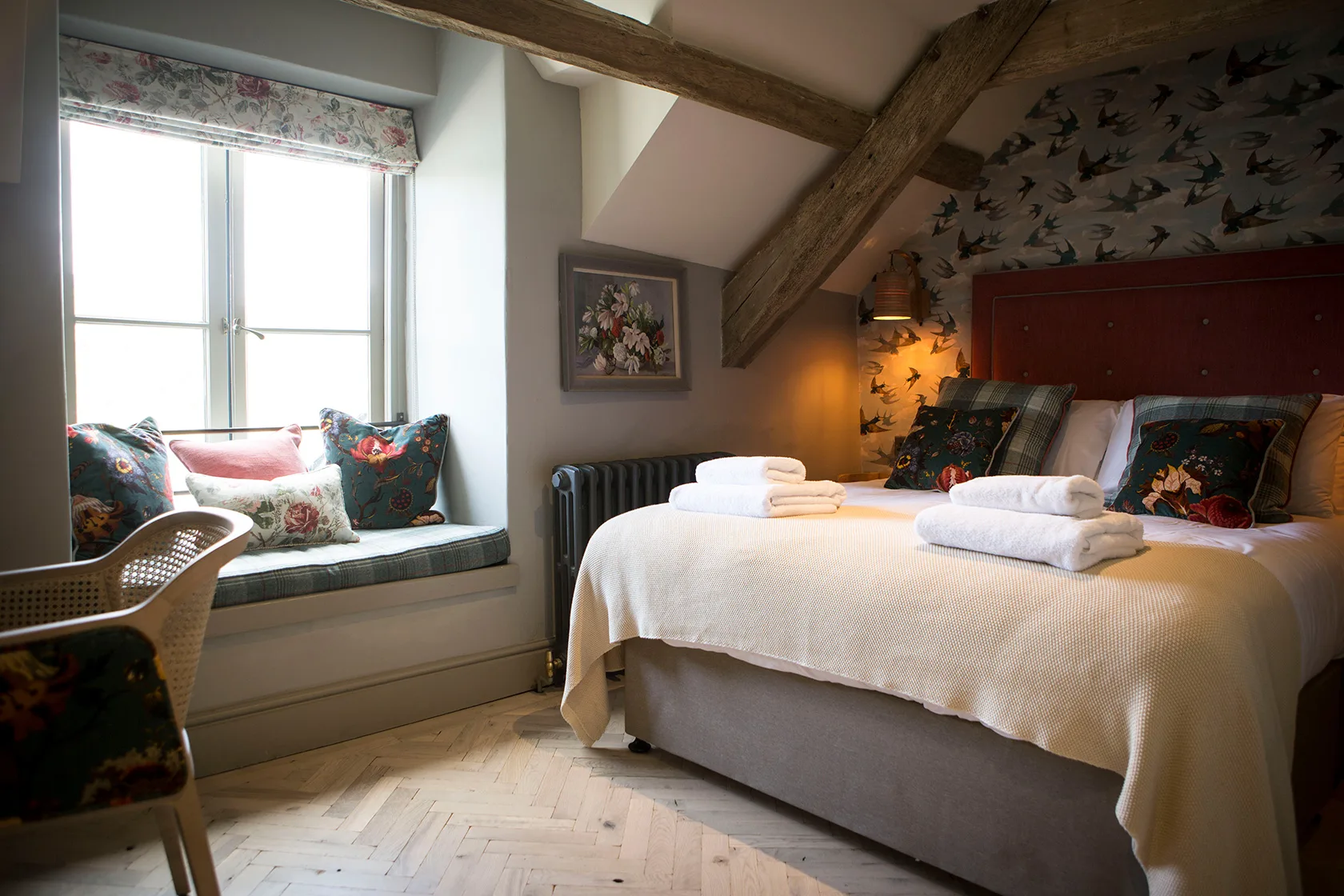 An image of a room with a bed in it