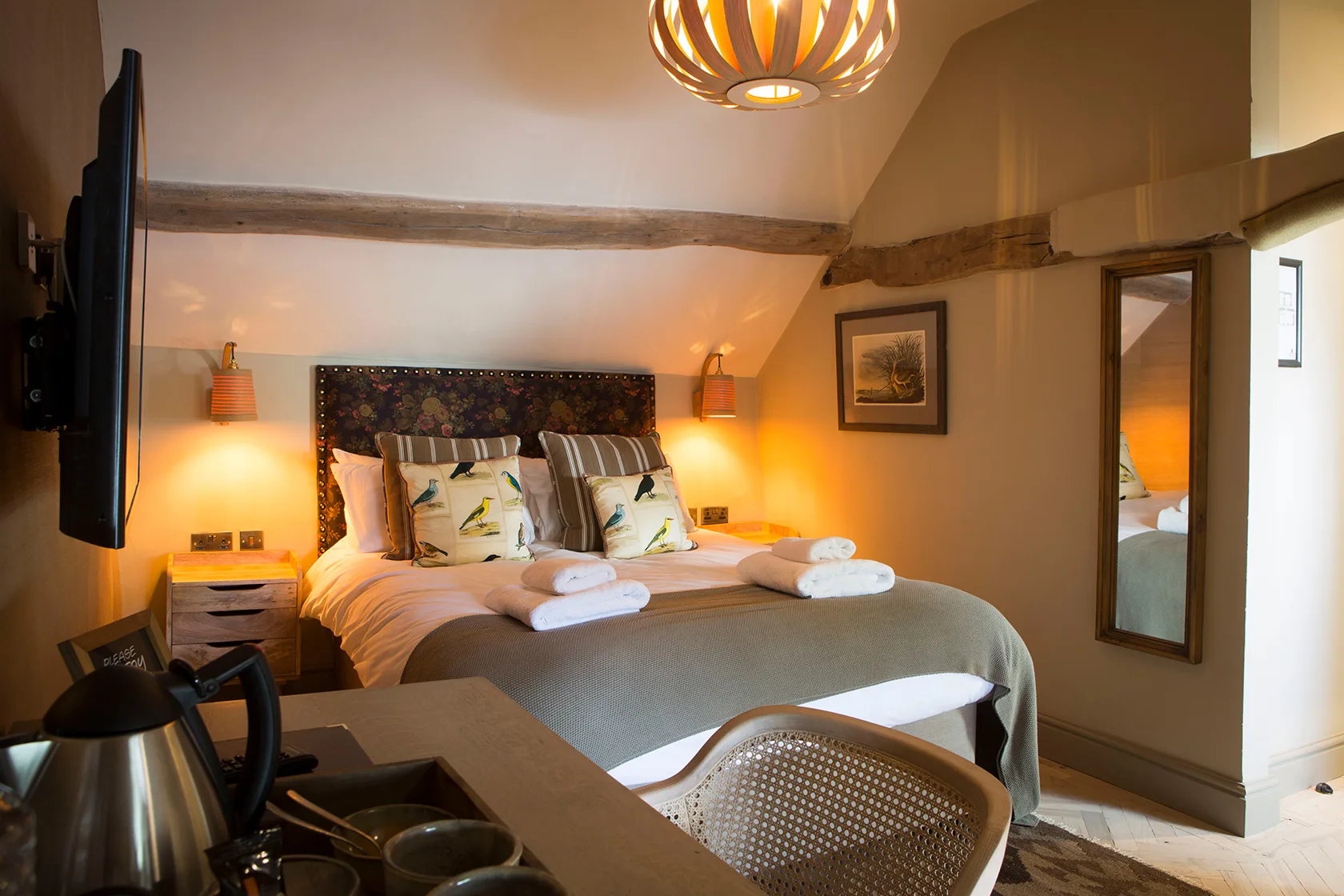 Our rear view room at the dog-friendly George III pub near Barmouth